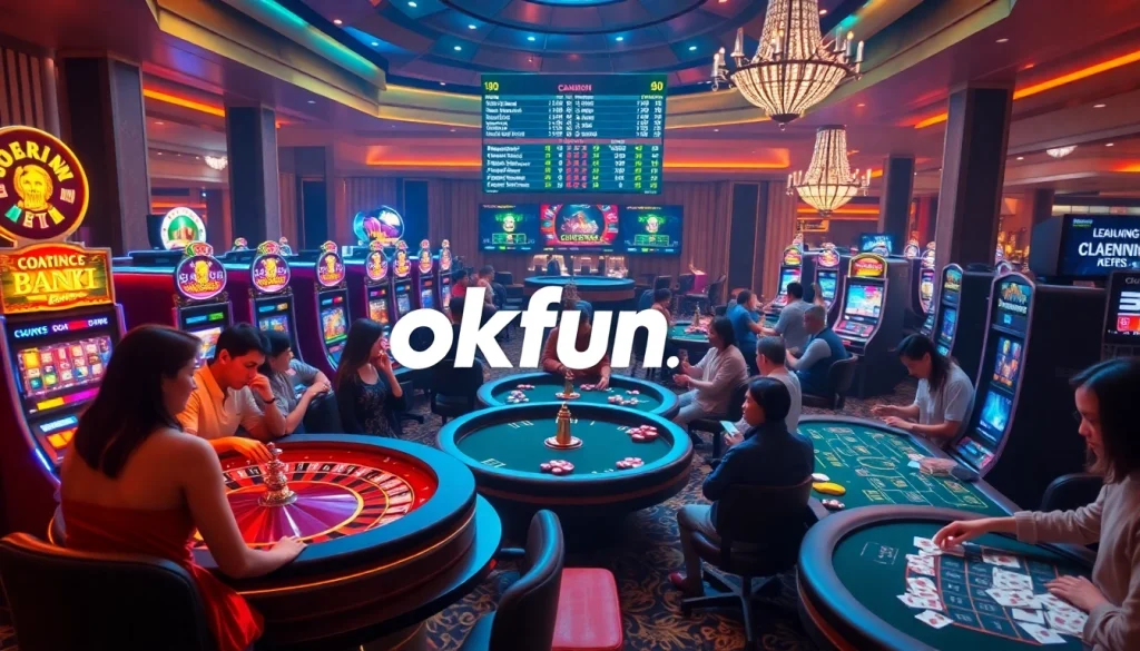 Experience the thrill of online gambling at okfun.com with exciting slots and poker games.